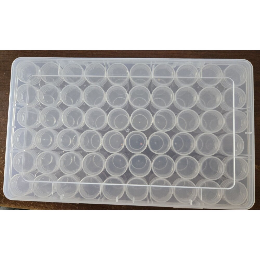 Clear Plastic Diamond Art / Small Beads/ Crafts Organizer 60-Containers